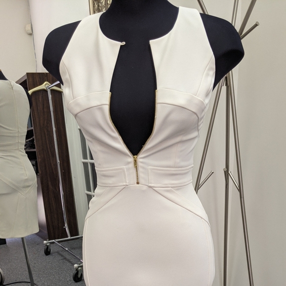 Zac Posen Bodycon ecru/ ivory dress - Picture 8 of 11